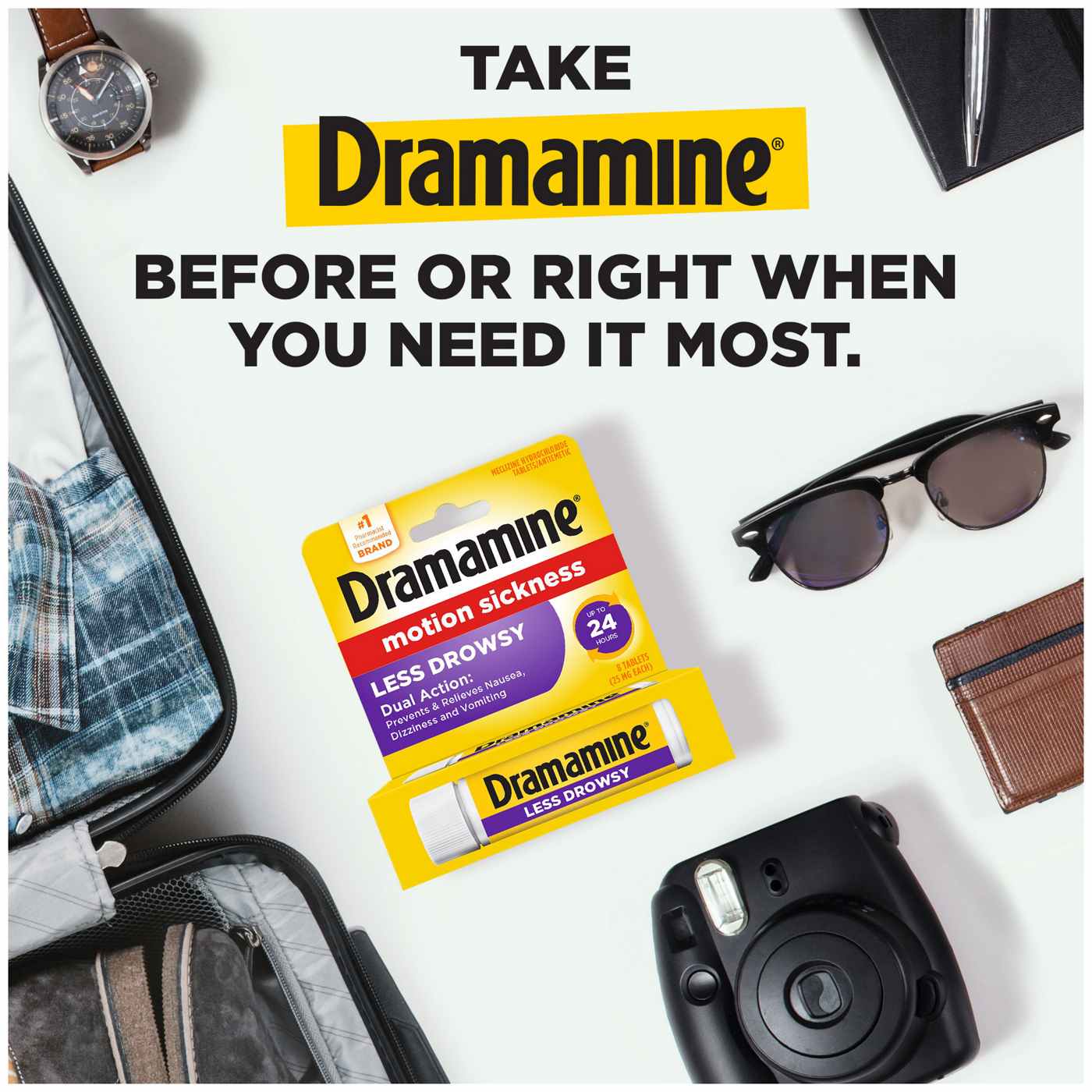Dramamine All Day Less Drowsy Motion Sickness Relief; image 2 of 5