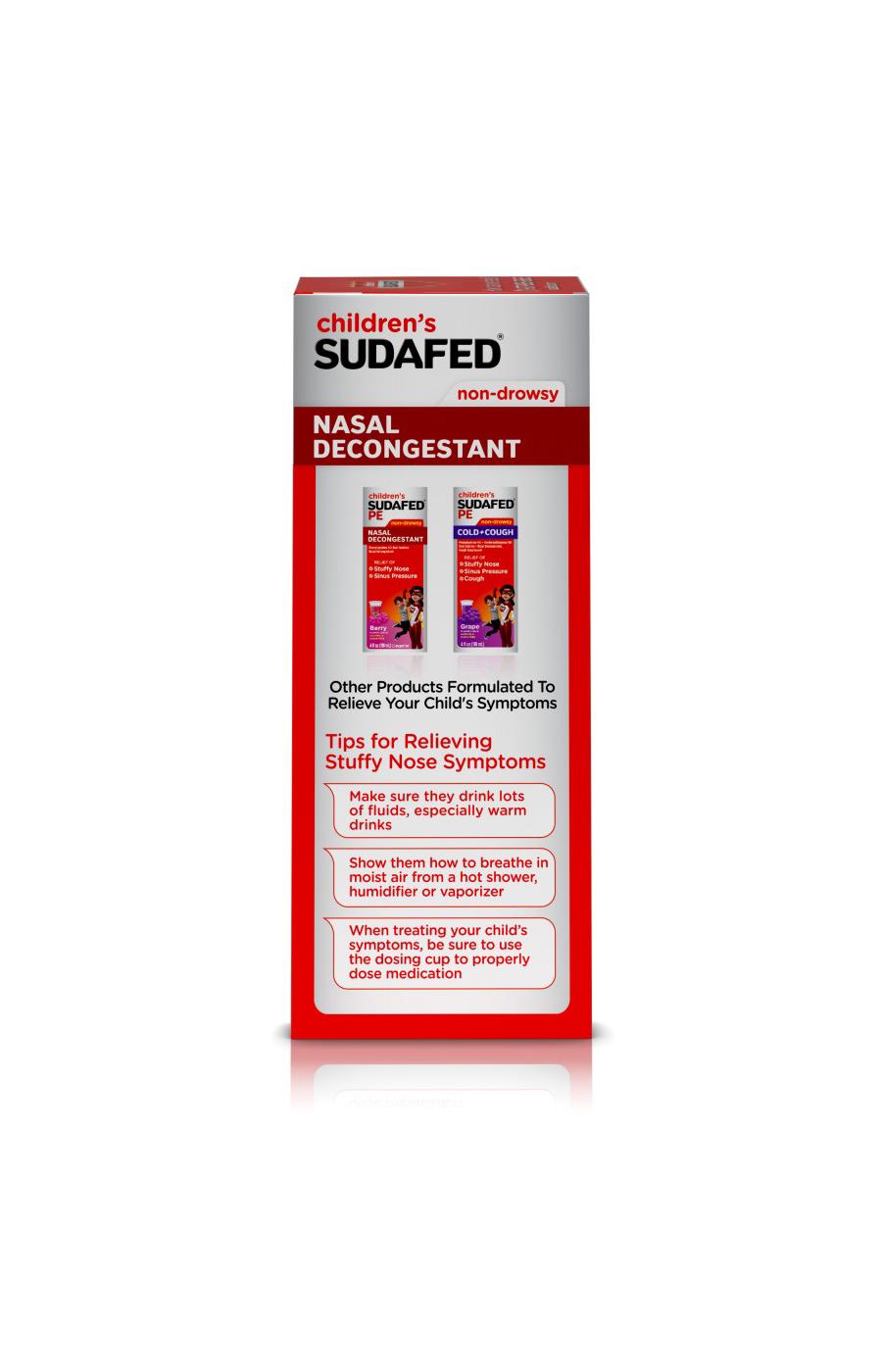 Children's Sudafed Children's Sudafed Nasal Decongestant; image 4 of 6