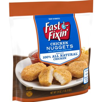Fast Fixin' Frozen Chicken Breast Nuggets, 24 oz