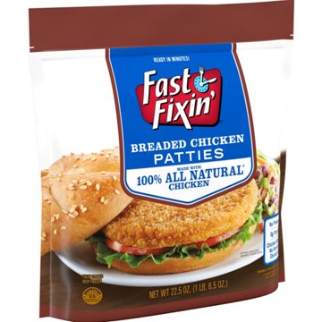 Fast Fixin' Frozen Chicken Breast Patties