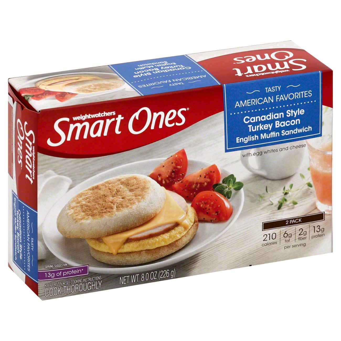 Weight Watchers Smart Ones Canadian Style Bacon English Muffin Sandwiches Shop Sandwiches at HEB