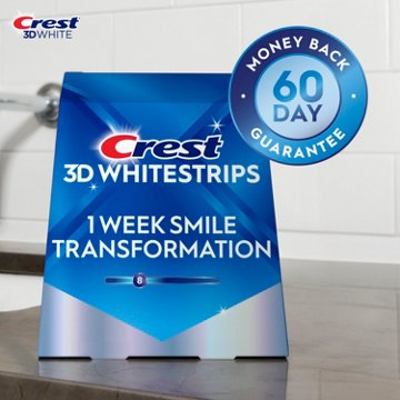 Crest 3DWhitestrips Dental Whitening Kit - Glamorous White, 14 ct