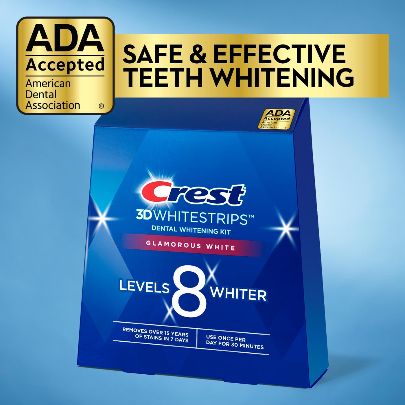 Crest 3DWhitestrips Dental Whitening Kit - Glamorous White; image 4 of 8