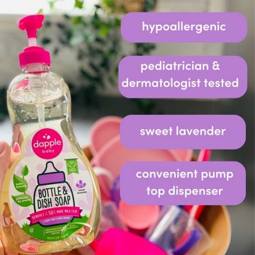 Dapple Baby Sweet Lavender Bottle & Dish Soap