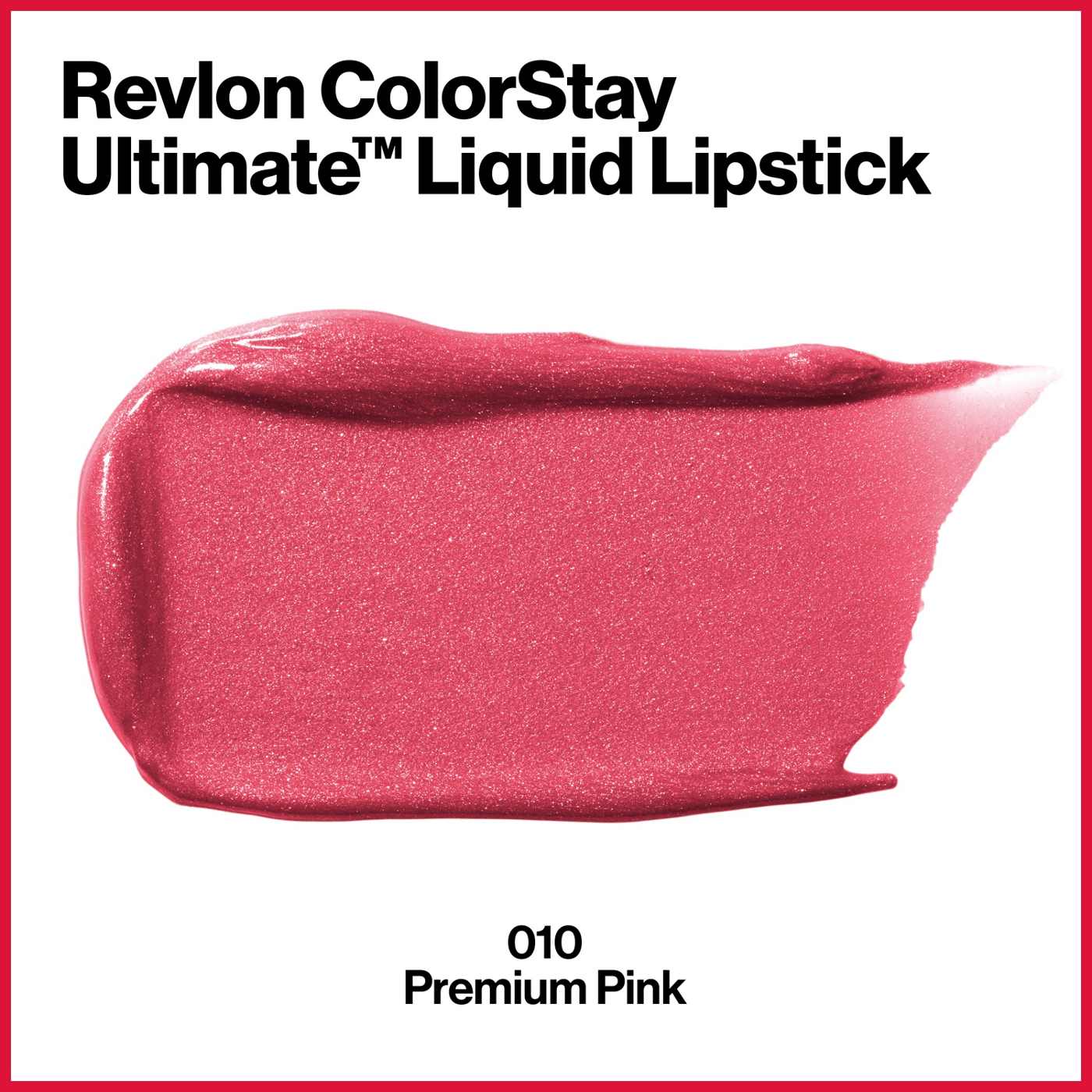 Revlon ColorStay Ultimate Liquid Lipstick, 010 Premium Pink; image 7 of 7