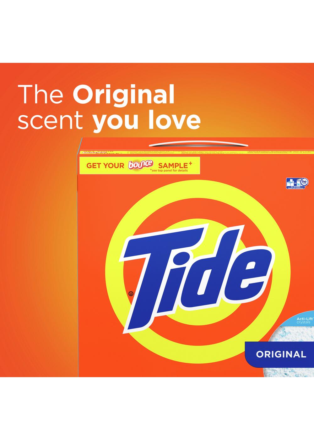 Tide HE Turbo Powder Laundry Detergent, 44 Loads - Original; image 2 of 8