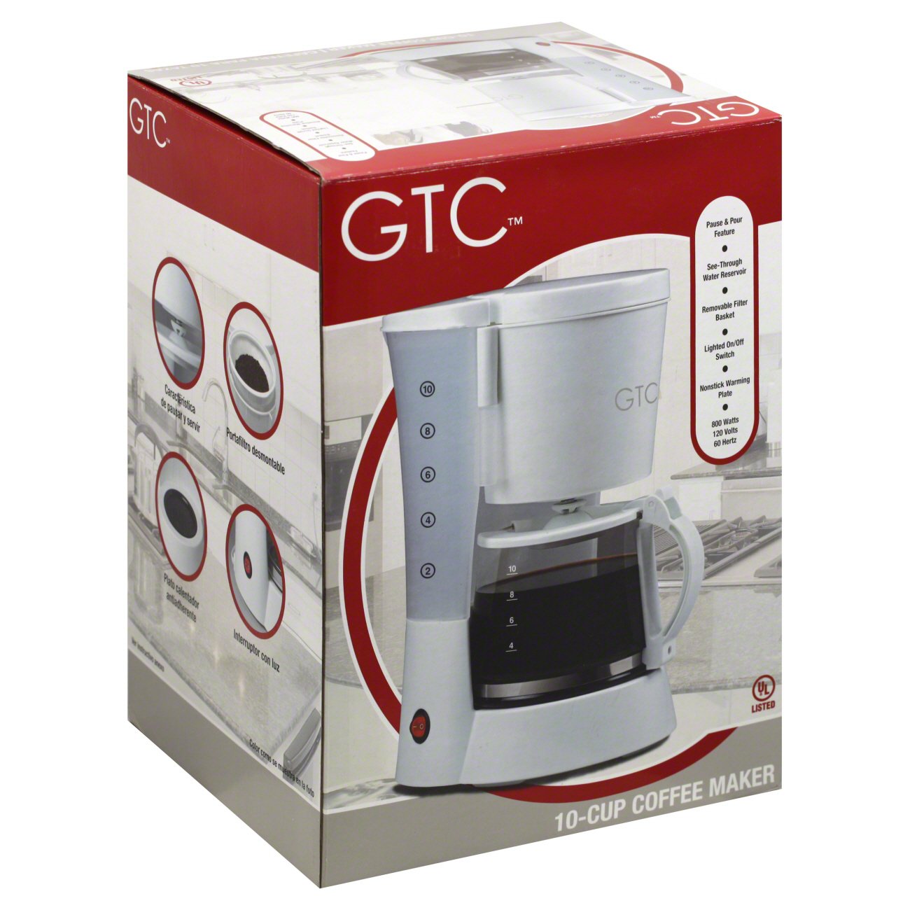 GTC White 10Cup Coffee Maker Shop Coffee makers at HEB