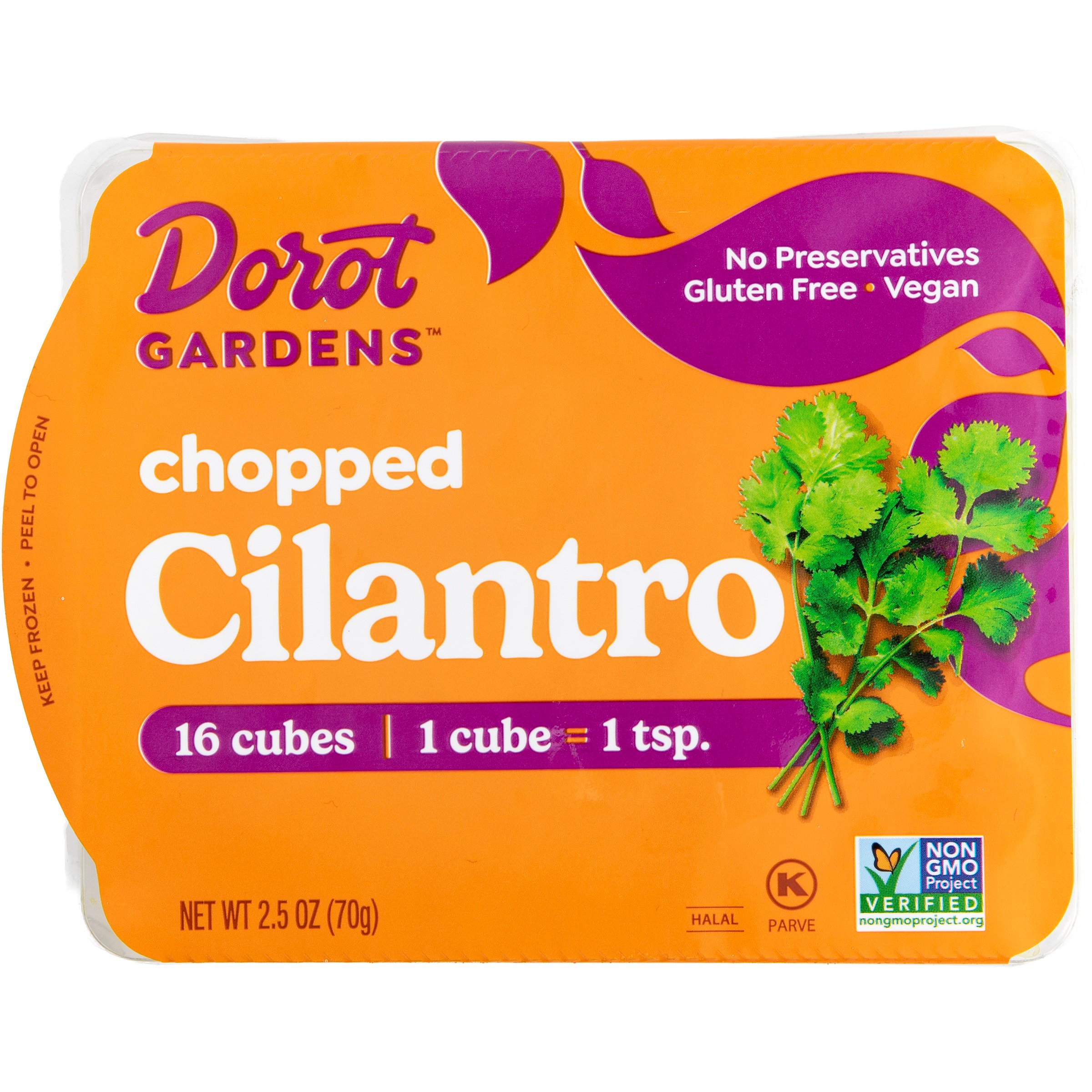 Dorot Gardens Chopped Cilantro Cubes, 16 ct