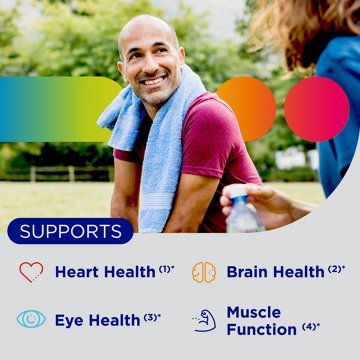 Centrum Silver Multivitamin for Men 50 Plus, Multimineral Supplement, Vitamin D3, B-Vitamins and Zinc, Gluten Free, Non-GMO Ingredients, Supports memory and cognition in older adults, 100 ct
