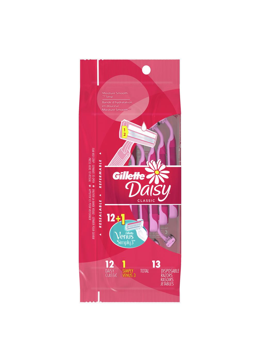 Gillette Daisy Classic Disposable Razors; image 1 of 8