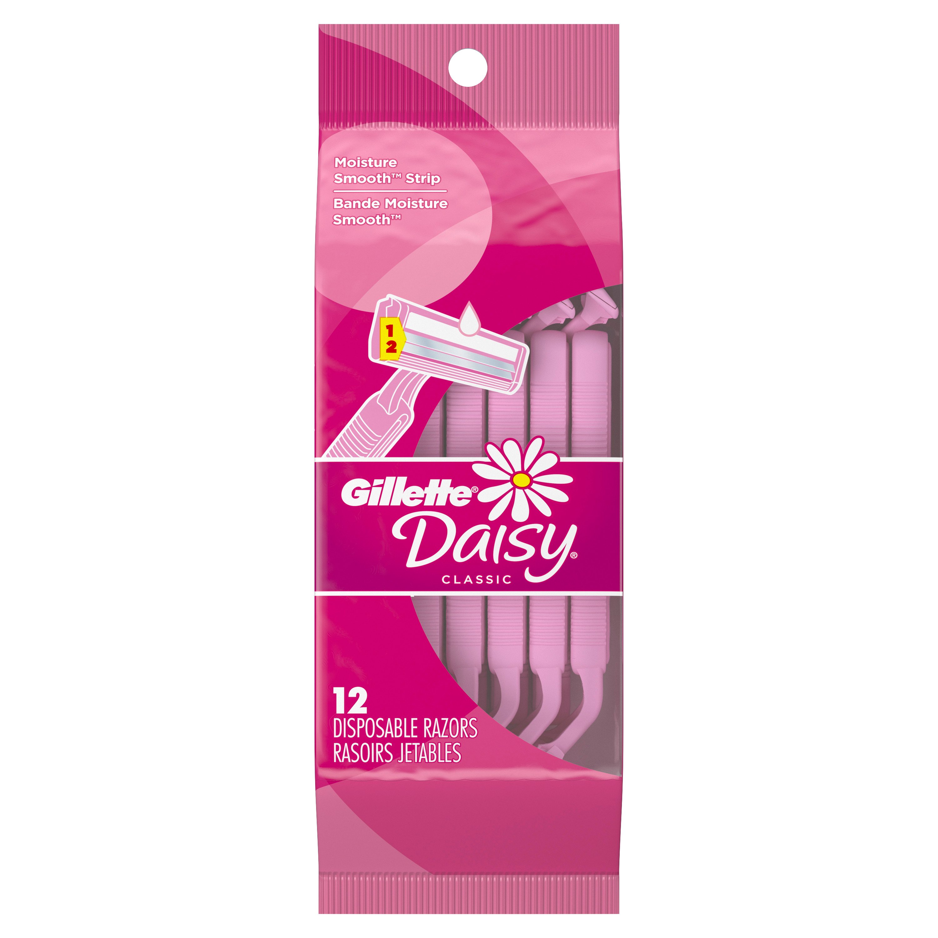 Gillette Daisy Classic Disposable Women's Razor + 1 Venus Simply3