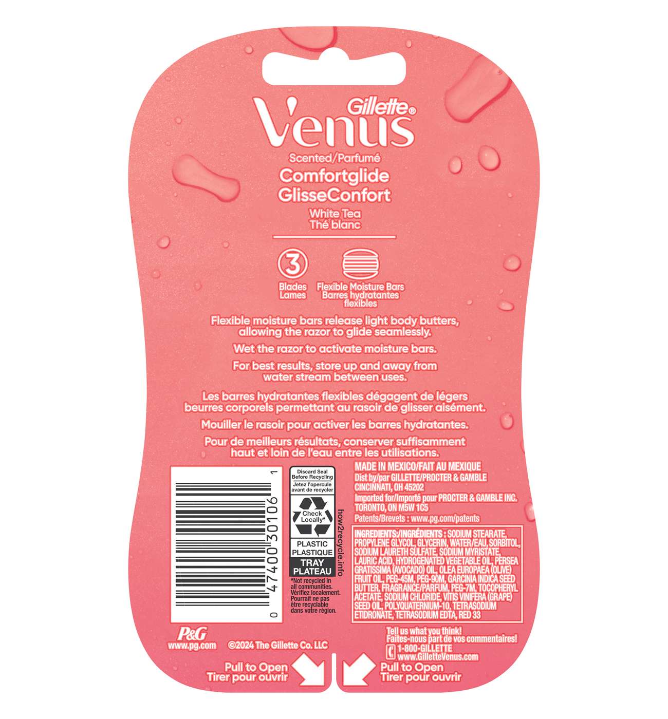 Gillette Venus ComfortGlide White Tea Disposable Razors; image 2 of 2