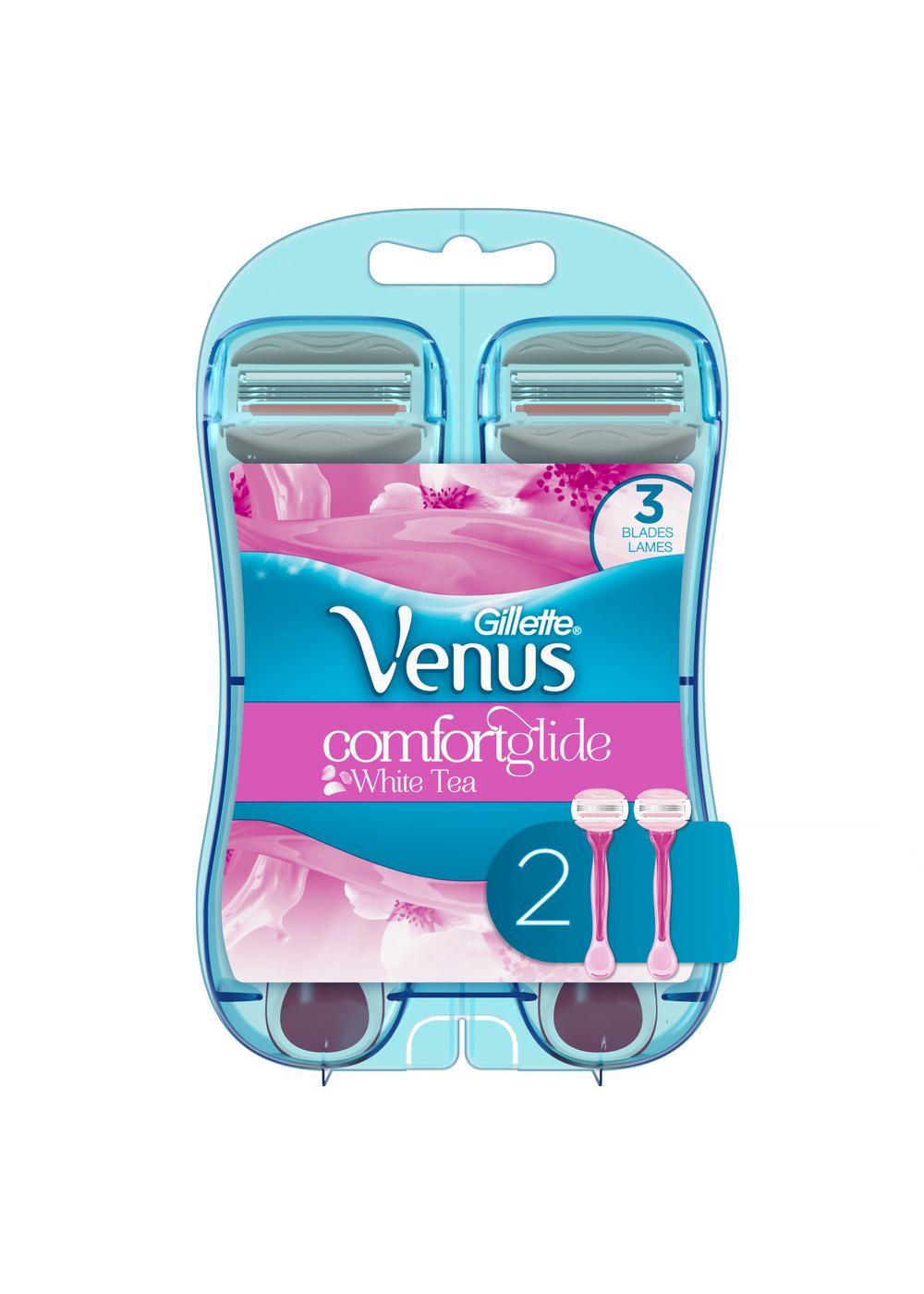 Gillette Venus ComfortGlide White Tea Disposable Razors; image 6 of 10