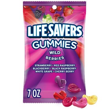 Life Savers Wild Berries Gummy Candy, 7 oz