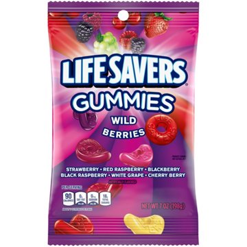 Life Savers Wild Berries Gummy Candy, 7 oz