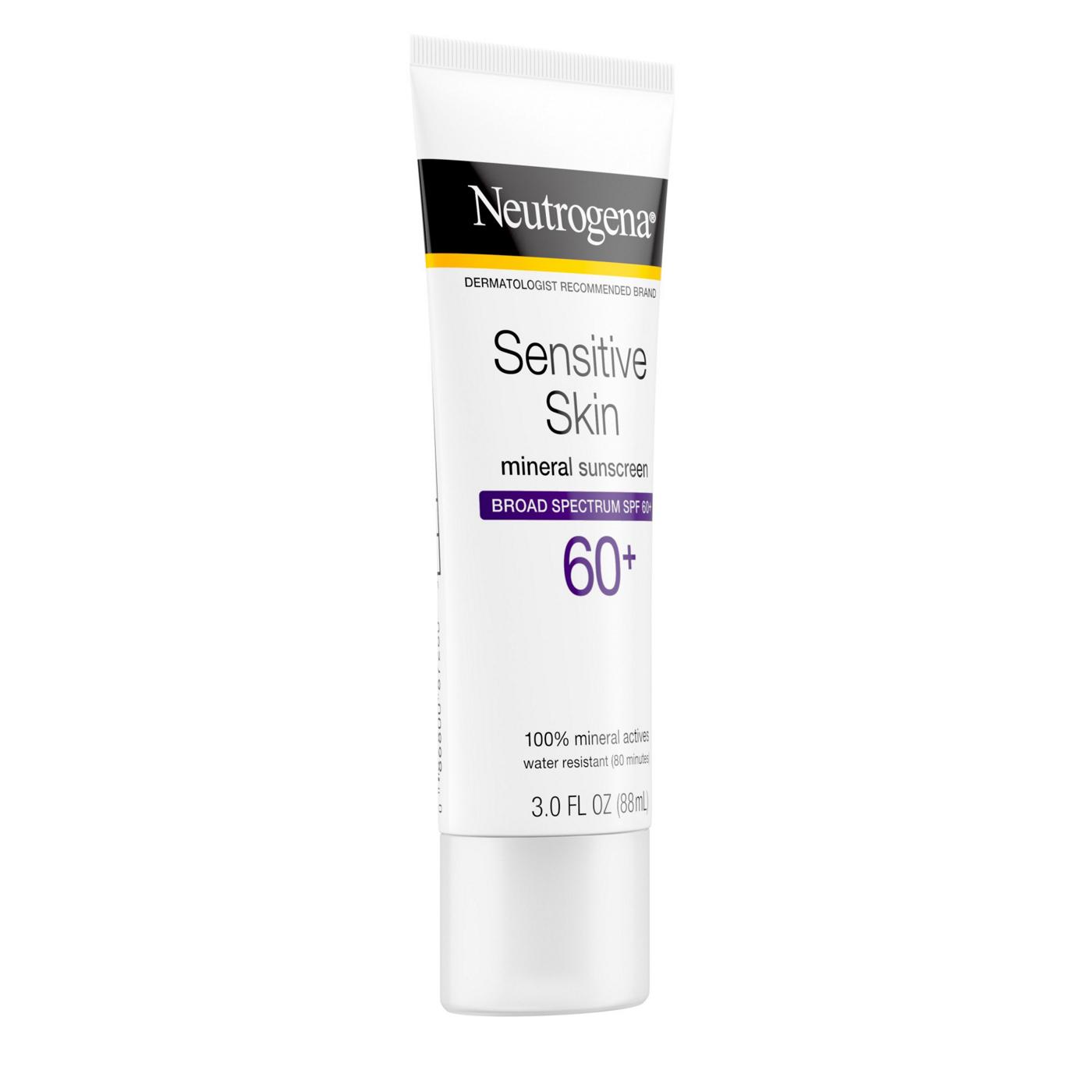 Neutrogena Sensitive Skin Mineral Sunscreen - SPF 60+; image 4 of 8