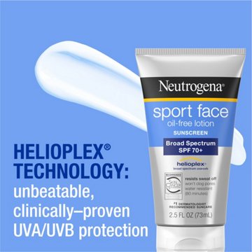 Neutrogena Sport Face Oil-Free Lotion Sunscreen - SPF 70+