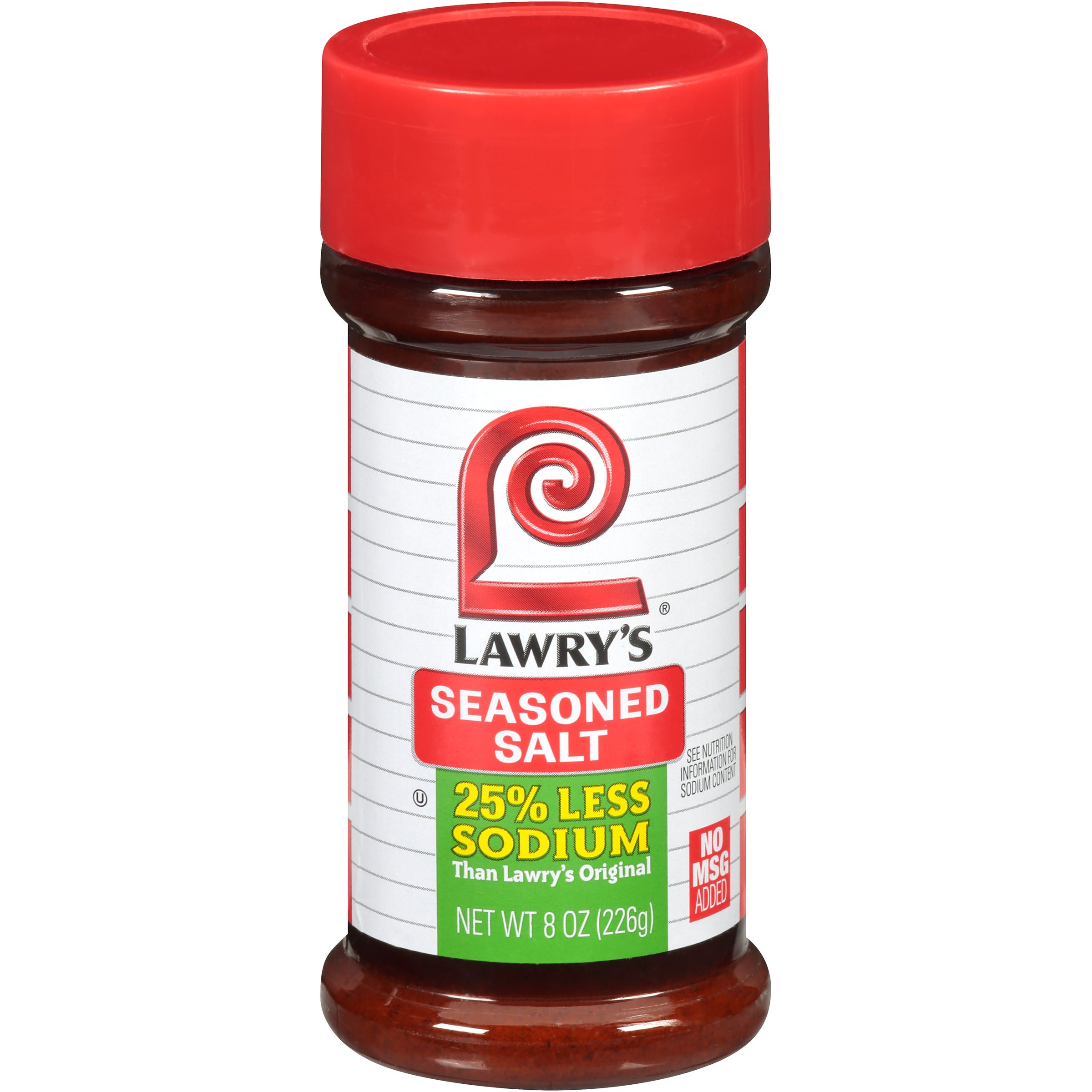 Lawry's 25% Less Sodium Seasoned Salt - Shop Herbs & Spices at H-E-B