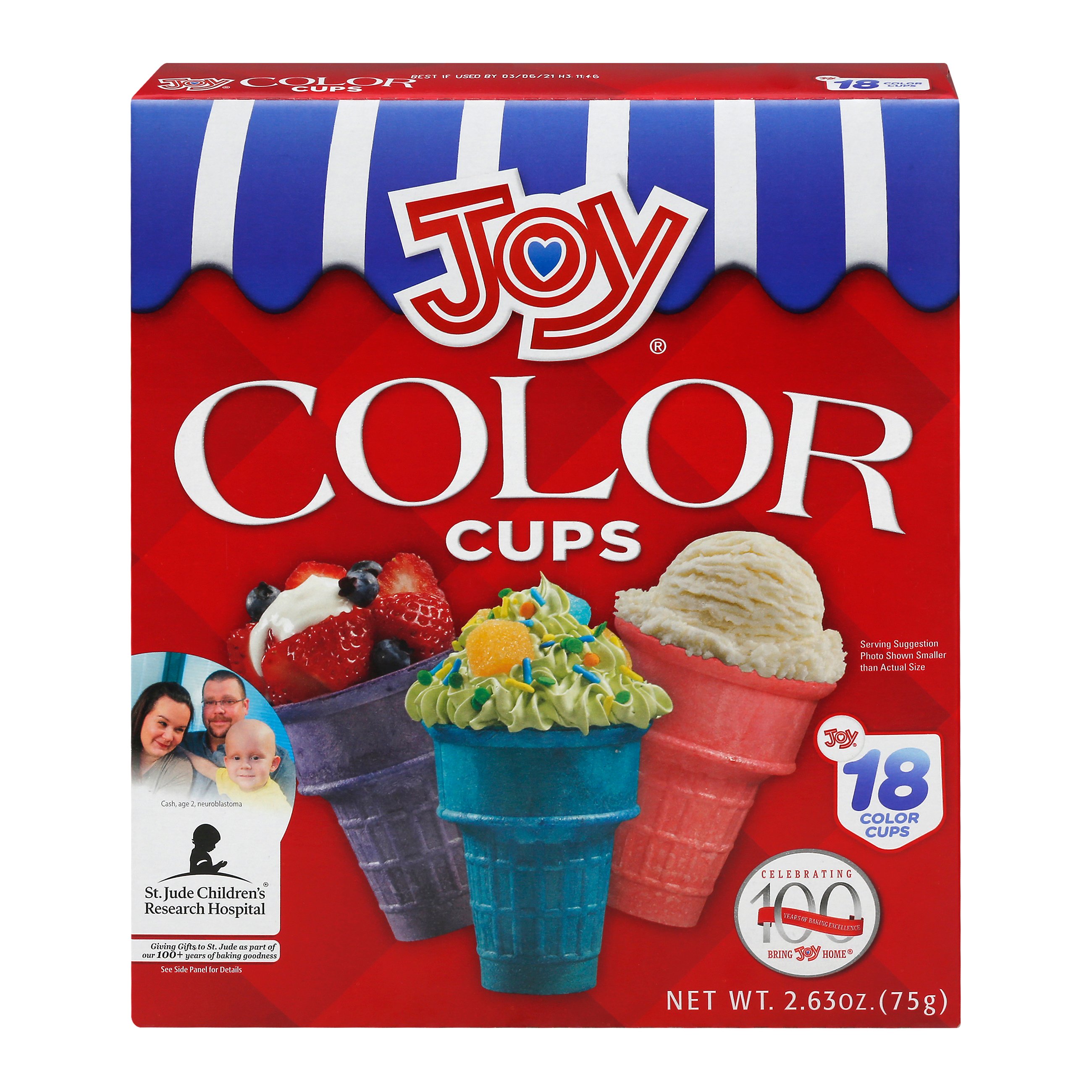 Joy Ice Cream Cups, Color ‑ Shop Waffle 