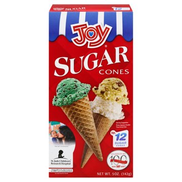 Joy Sugar Cones, 12 ct