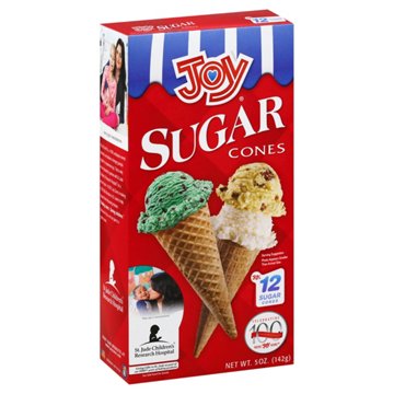 Joy Sugar Cones, 12 ct