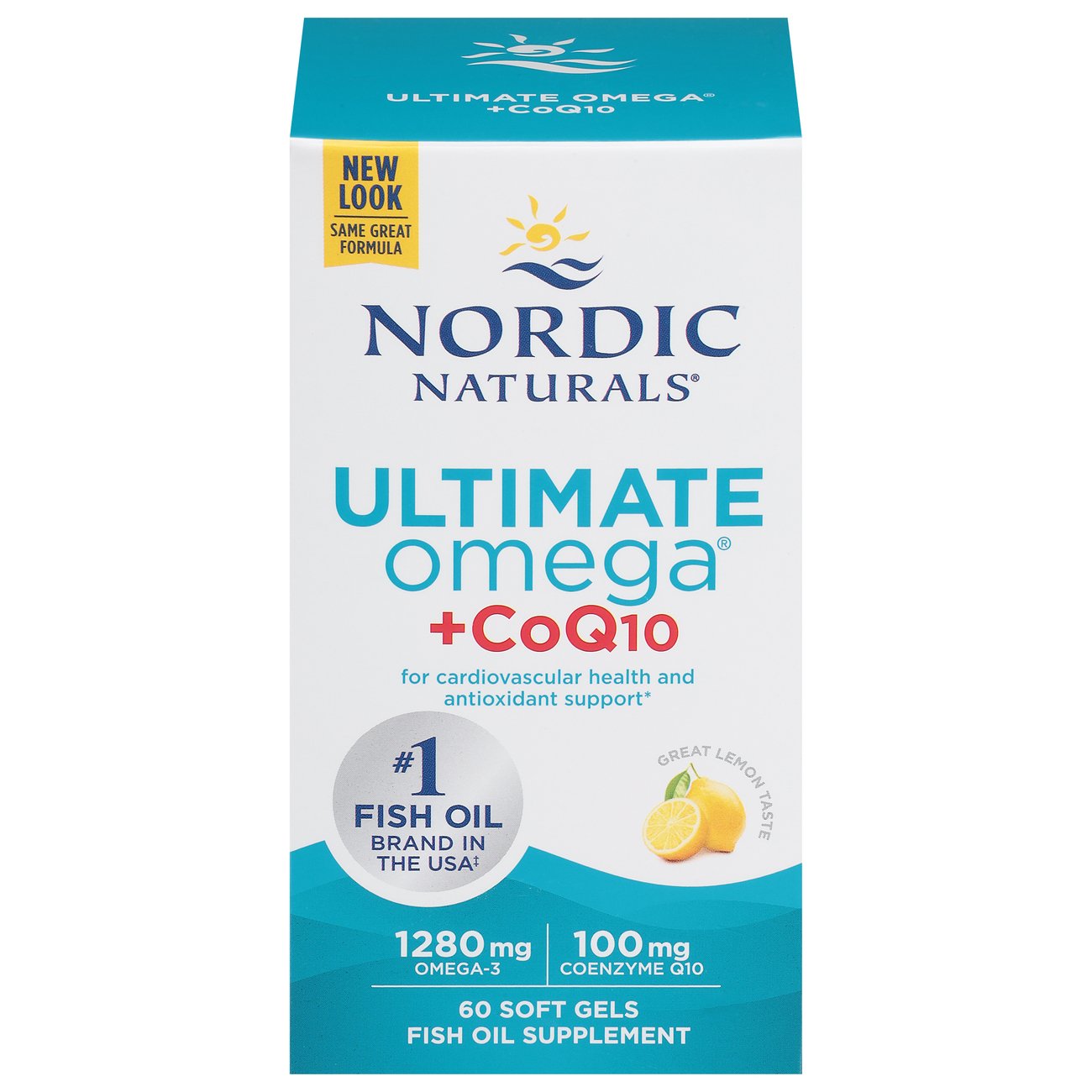 Nordic Naturals Ultimate Omega + CoQ10 Soft Gels, 60 ct | Central