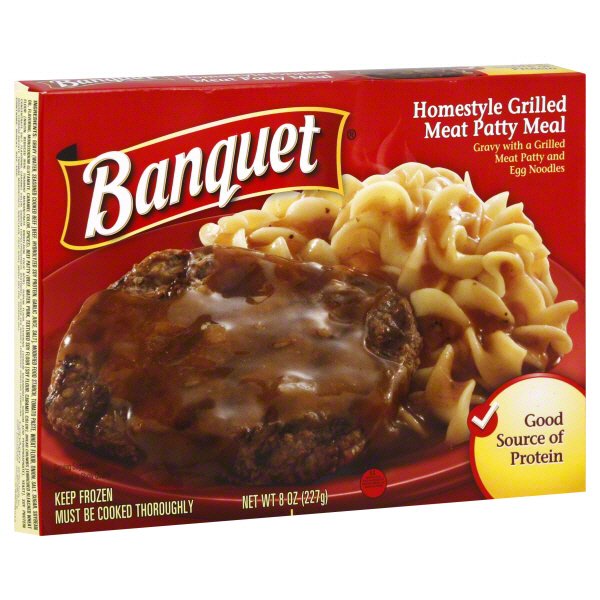 Banquet Homestyle Grilled Meat Patty Meal Shop Entrees & Sides at HEB