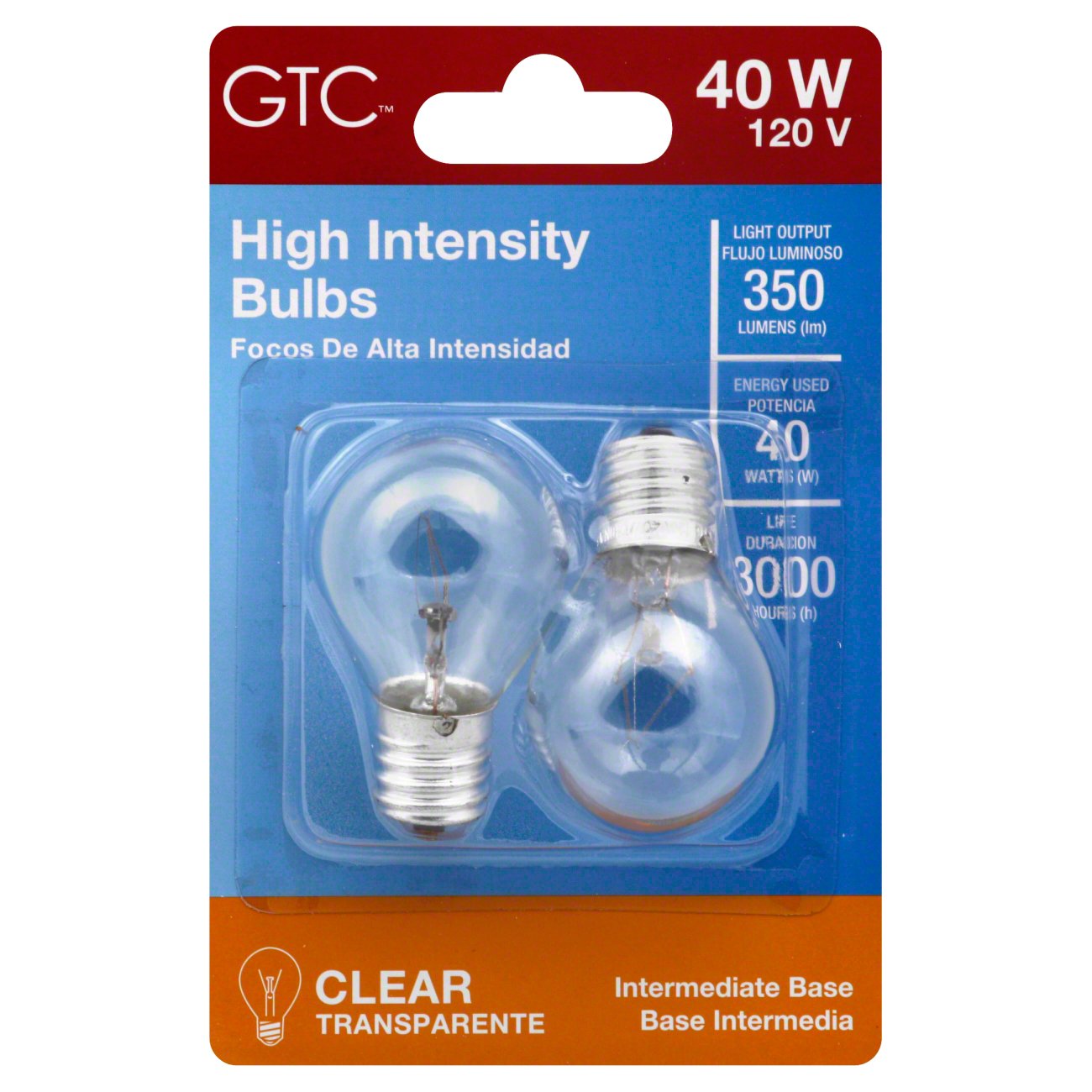 Gtc S11 40 Watt Clear High Intensity