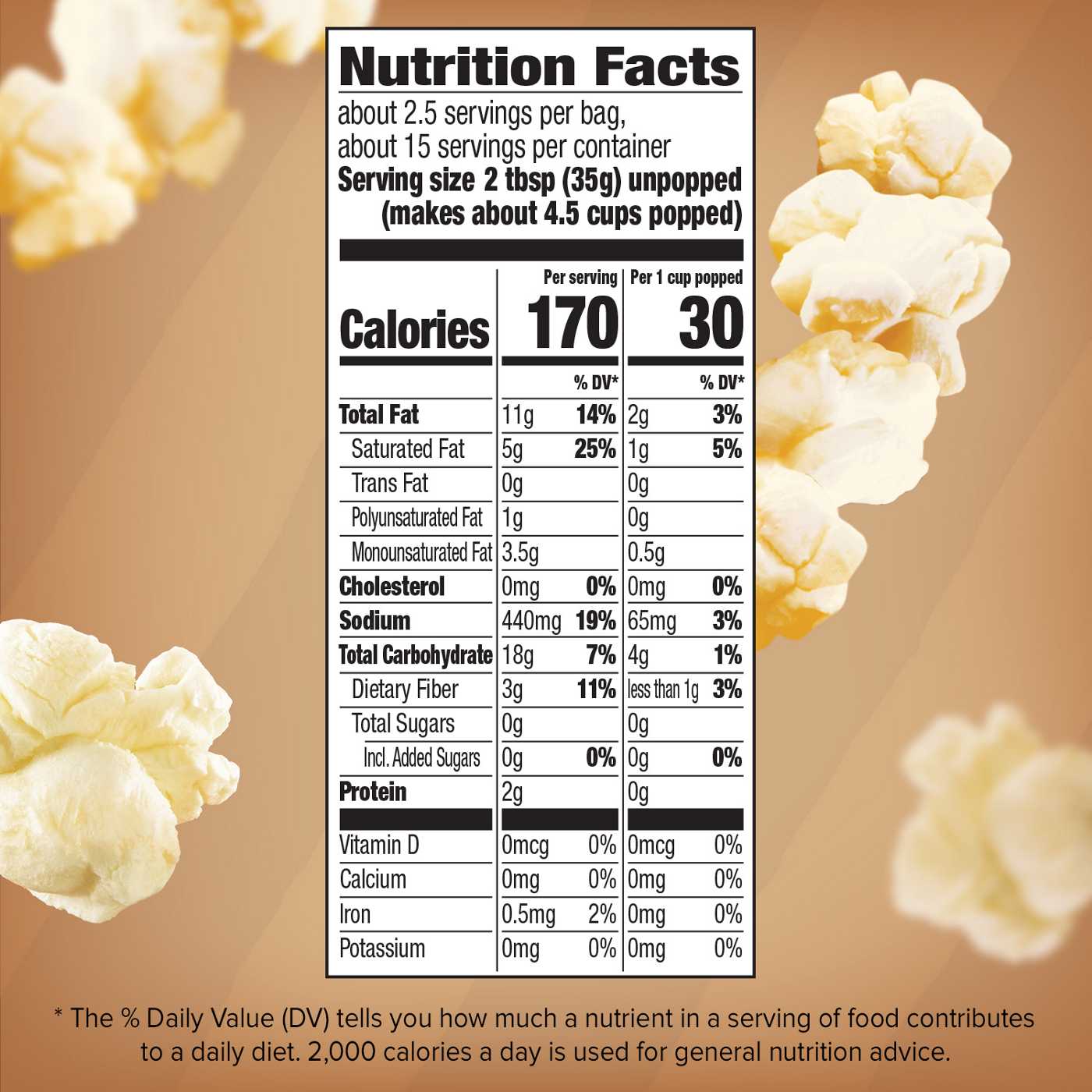 Orville Redenbacher's Naturals Simply Salted Microwave Popcorn; image 2 of 6