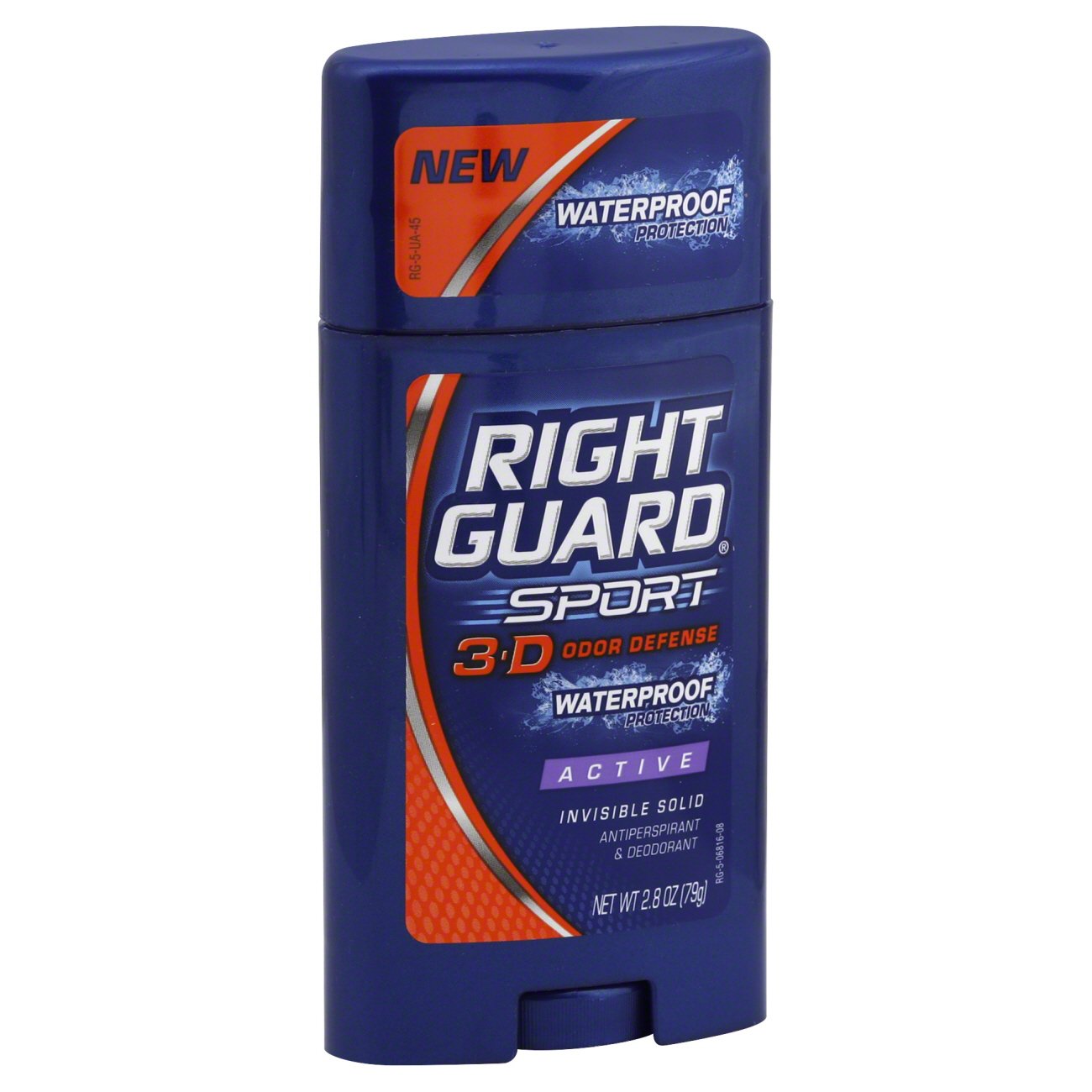 Right Guard Sport Invisible Solid 3 D Odor Defense Waterproof Protection Active Antiperspirant 9534