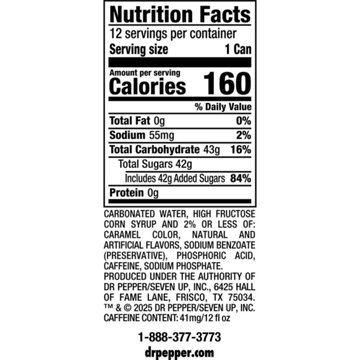 Dr Pepper Cherry Soda 12 pk Cans