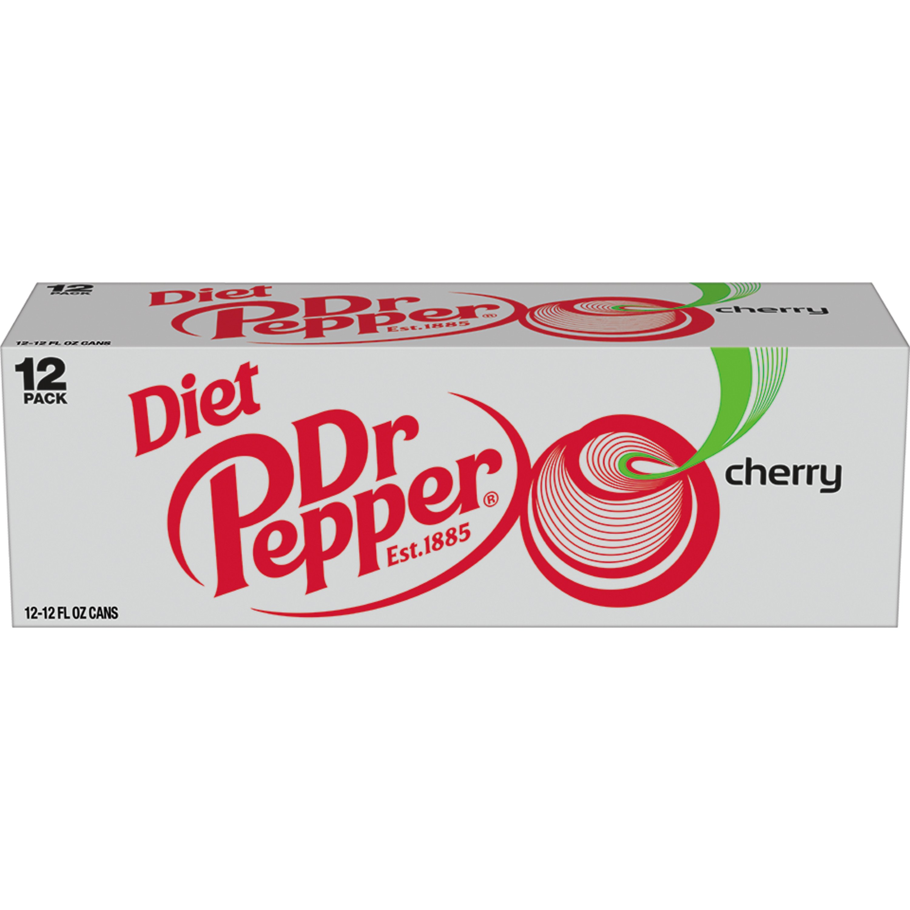 Dr Pepper Diet Cherry Soda 12 oz Cans - Shop Soda at H-E-B
