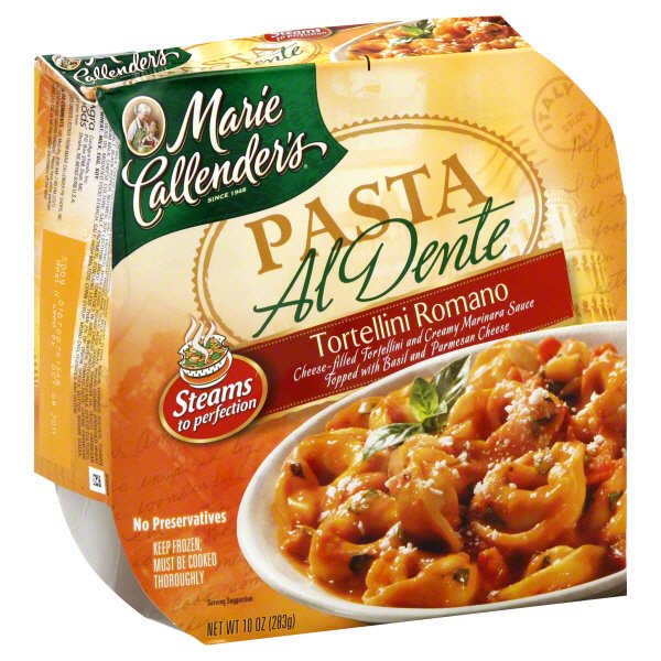 Marie Callender S Pasta Al Dente Tortellini Romano Shop Entrees Sides At H E B