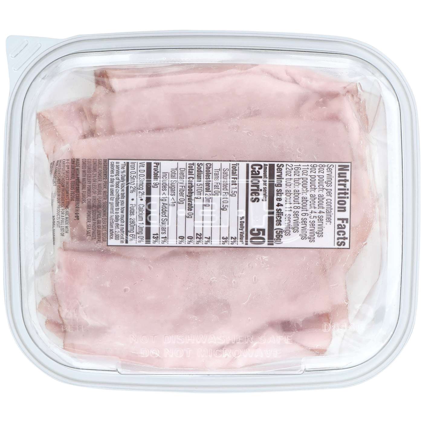 H-E-B Black Forest Ham Lunch Meat; image 2 of 2