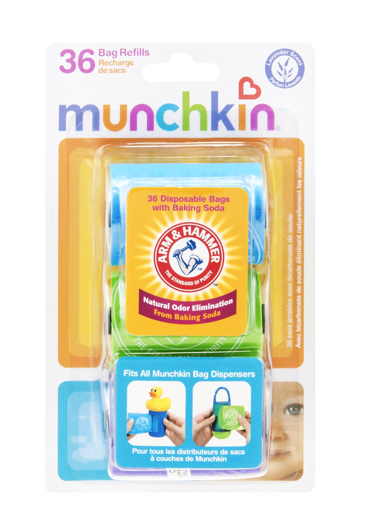 Munchkin Arm & Hammer Lavender Scented Disposable Bag Refills Shop