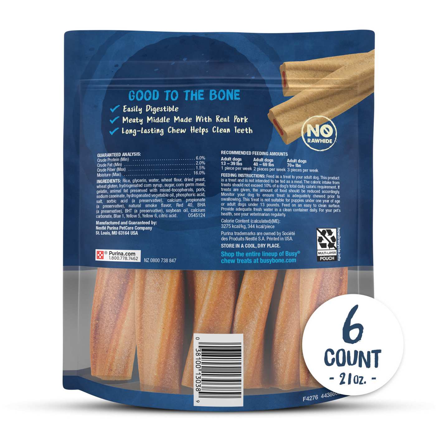 Busy Purina Bone Adult Dog Chew Bone Treats - Original; image 6 of 10