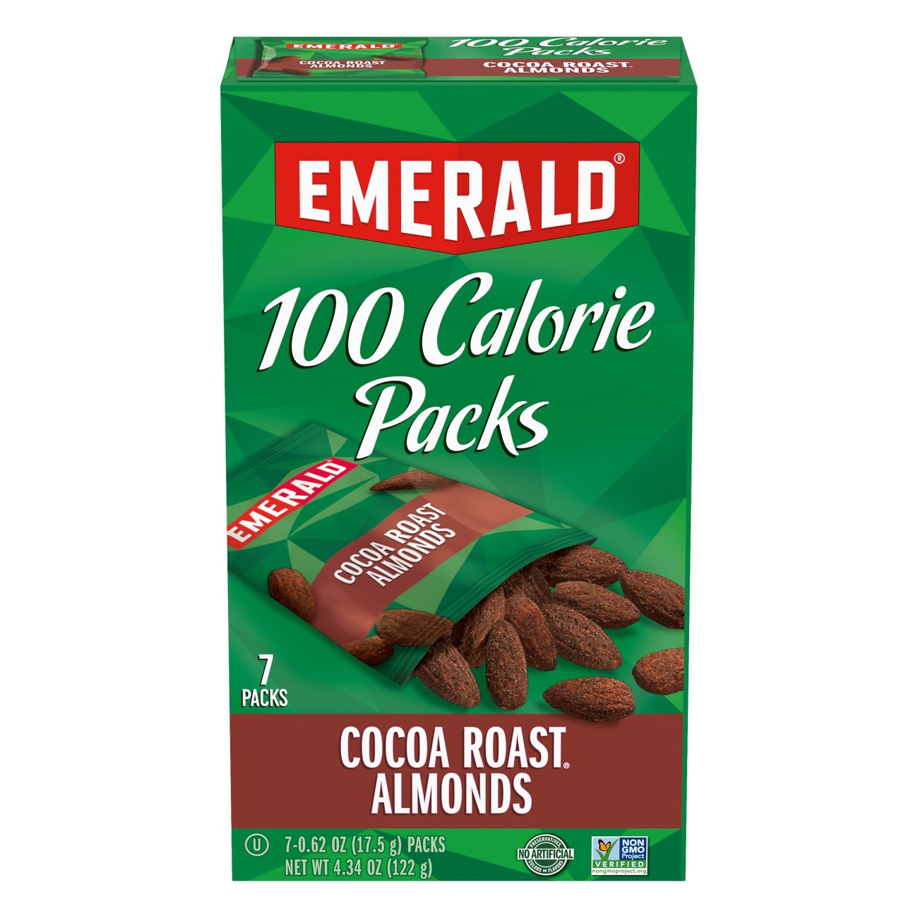 Emerald 100 Calorie Packs Cocoa Roast Almonds Dark Chocolate Flavor ...
