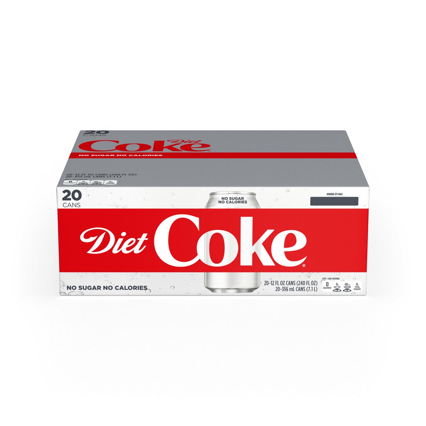 Coca-Cola Diet Coke 12 oz Cans; image 1 of 2