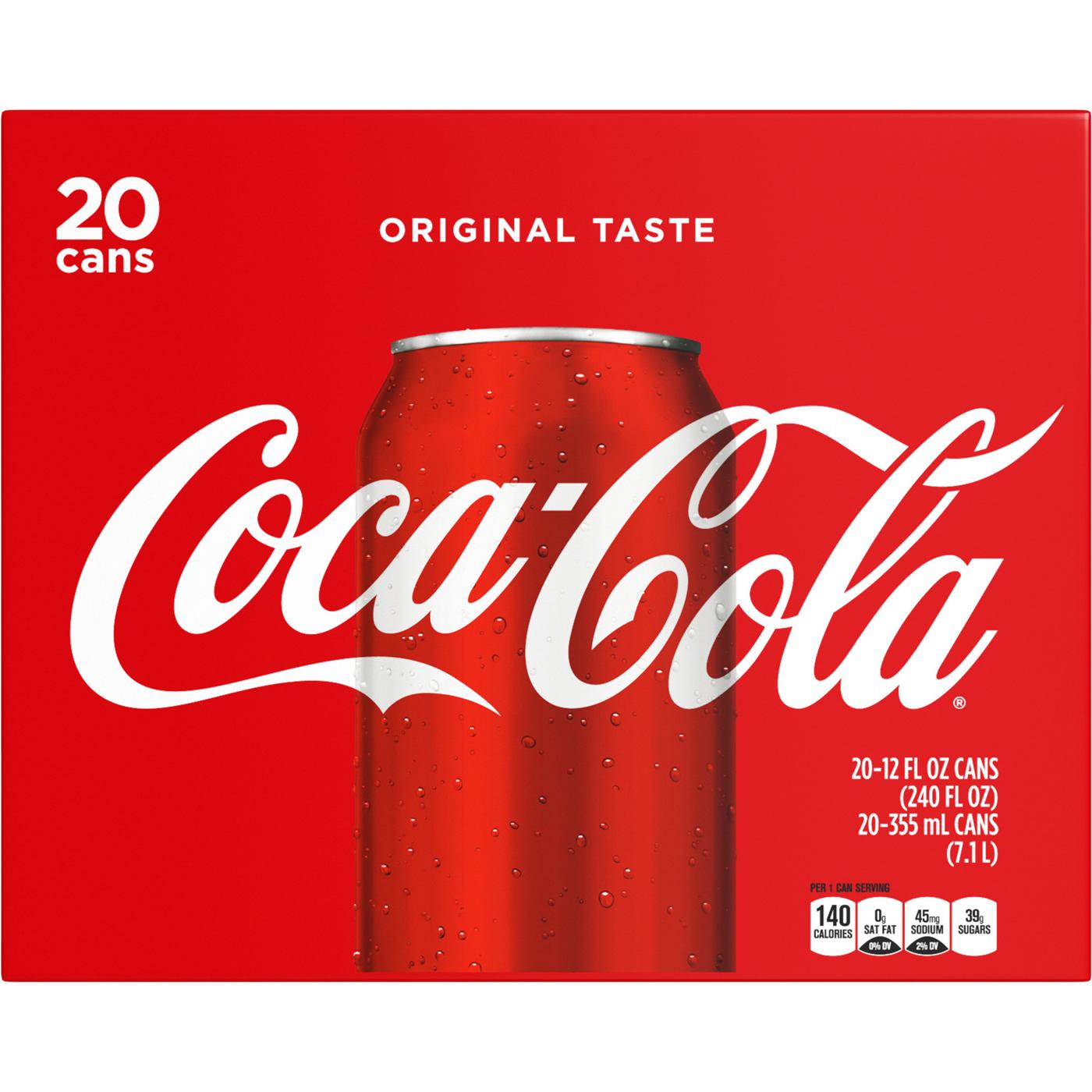 Coca-Cola Classic Coke 12 oz Cans; image 2 of 3