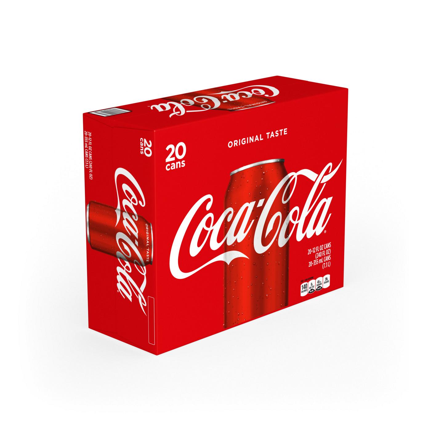 Coca-Cola Classic Coke 12 oz Cans; image 3 of 3