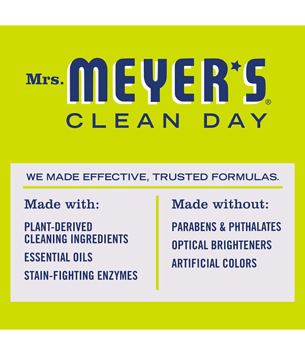 Mrs. Meyer's Clean Day Lemon Verbena Scent Concentrated Laundry Detergent, 64 Loads; image 3 of 5
