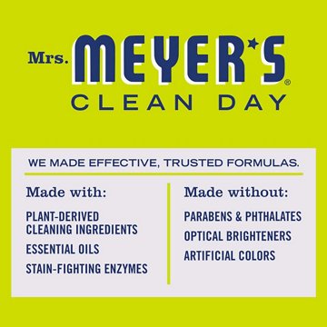 Mrs. Meyer's Clean Day Lemon Verbena Scent Concentrated Laundry Detergent, 64 Loads