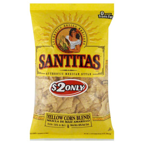 Santitas Yellow Corn Blend Tortilla Chips Shop Snacks & Candy at HEB
