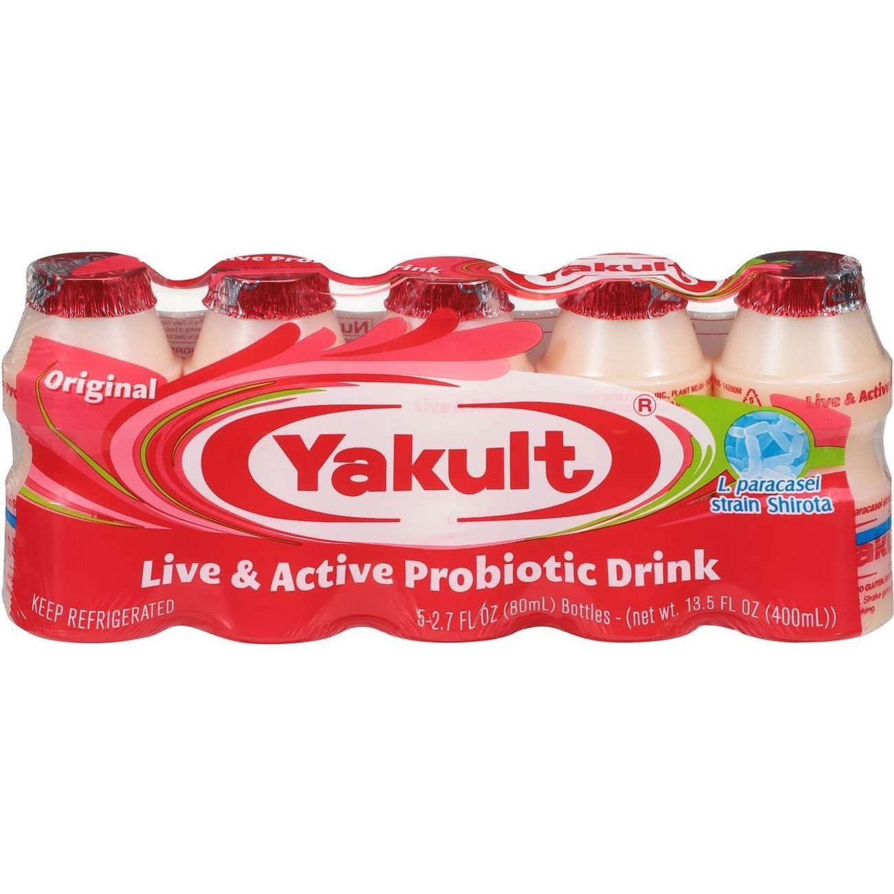 Yakult Non-Fat Cultured Probiotic Drink 2.7 oz Bottles - Shop Yogurt at ...