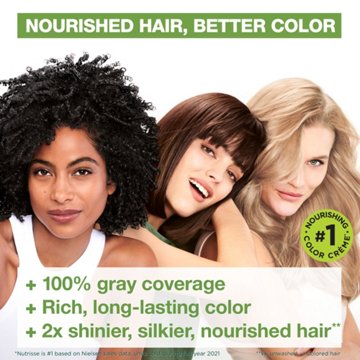 Garnier Nutrisse Nourishing Hair Color Creme - 20 Soft Black (Black Tea)