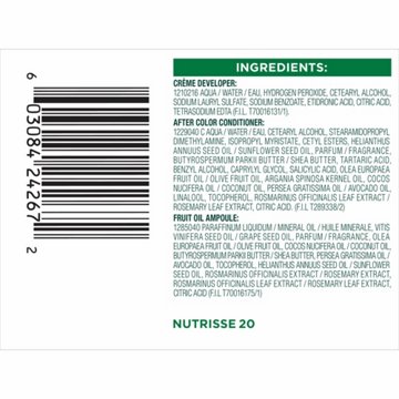 Garnier Nutrisse Nourishing Hair Color Creme - 20 Soft Black (Black Tea)
