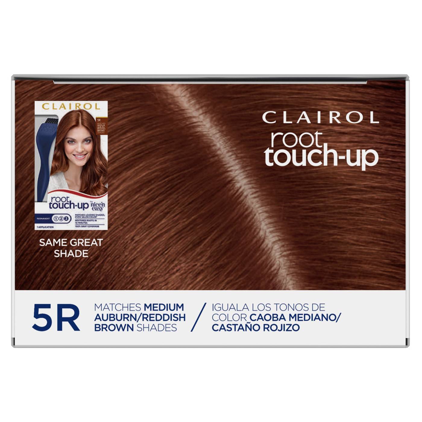 Clairol Nice 'N Easy Root Touch-Up Hair Color- 5R Medium Auburn /Medium Reddish Brown; image 4 of 10