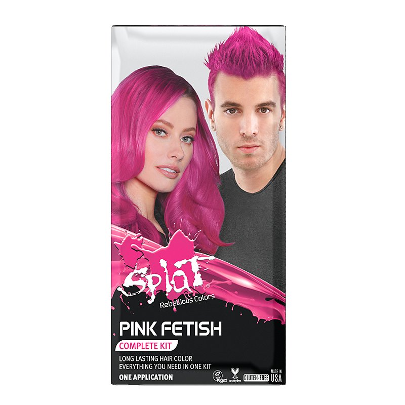 Splat Pink Fetish Complete Hair Color Kit Shop Splat Pink Fetish