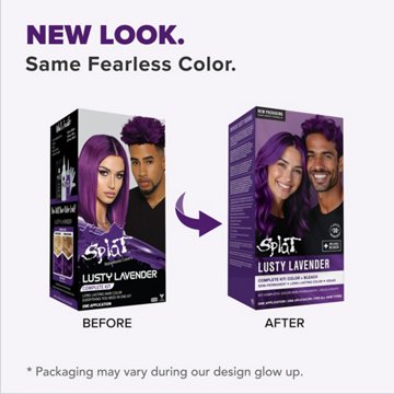 Splat Lusty Lavender Complete Hair Color Kit