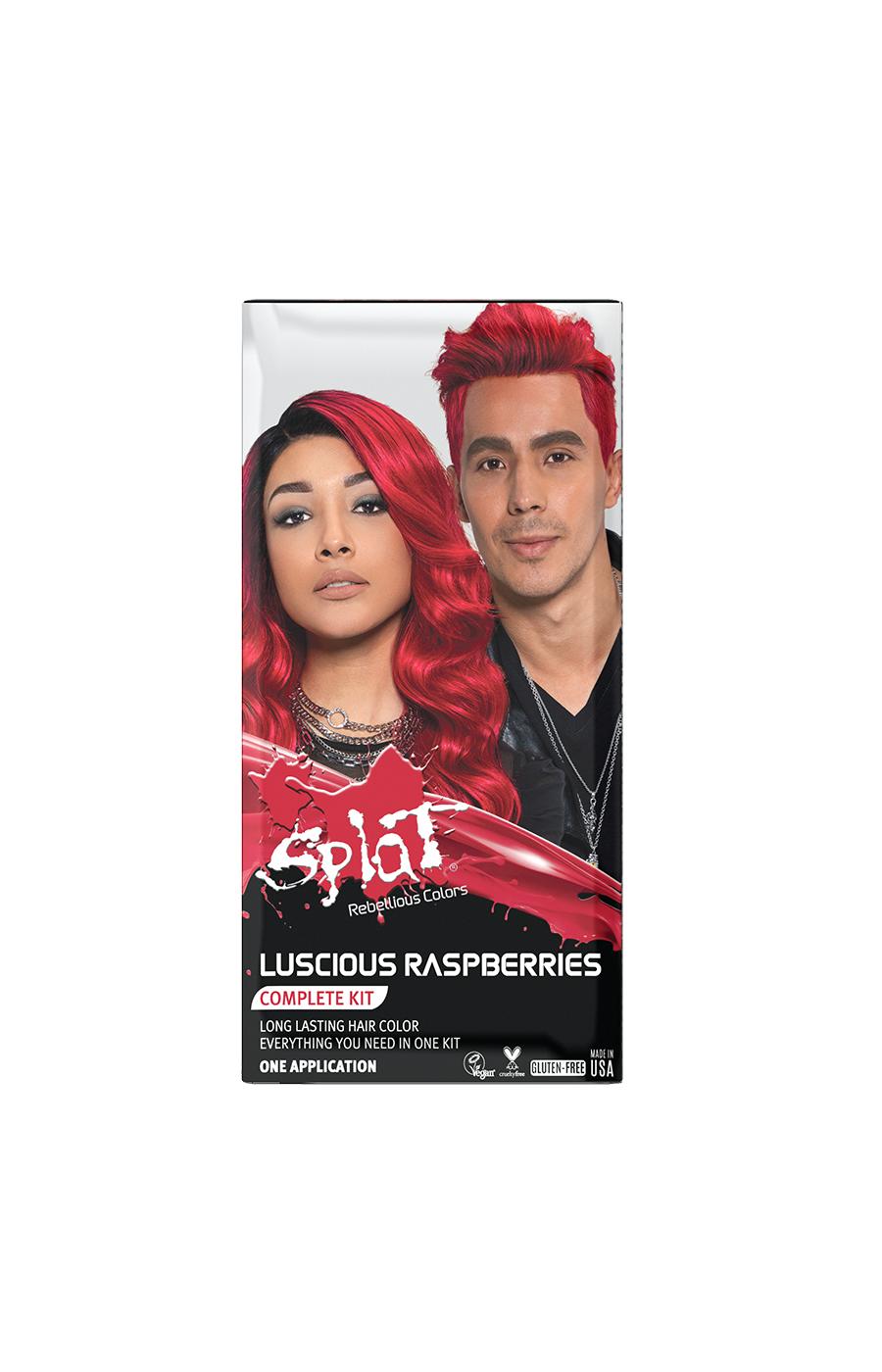 Splat Luscious Raspberries Complete Hair Color Kit; image 1 of 5